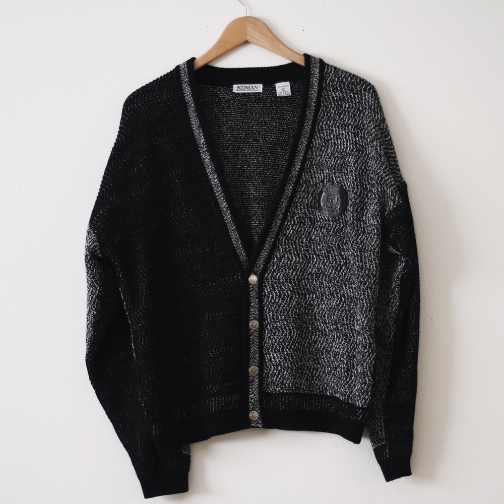 VINTAGE YING YANG CARDIGAN